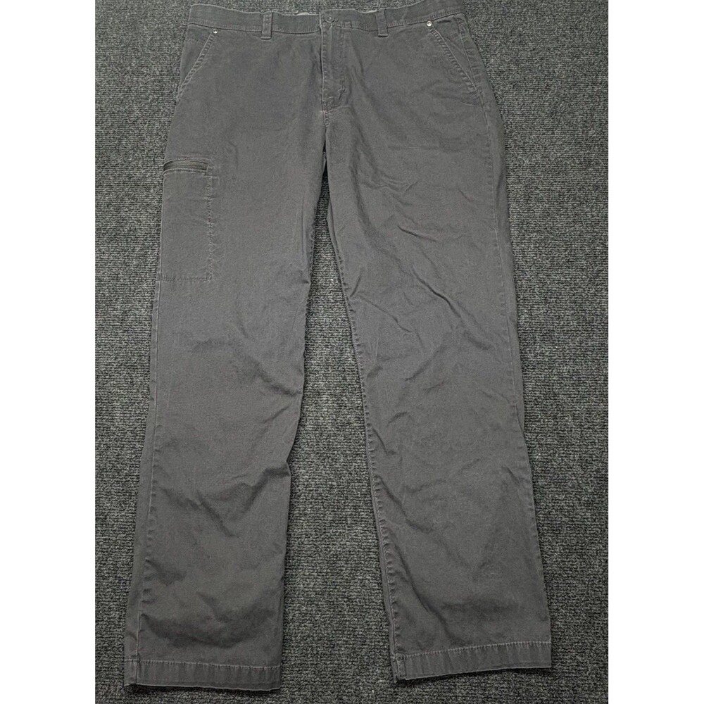 Weatherproof Mens 36x32 Grey Shadow Cargo Pants Stretch Comfort Outdoor Tra
